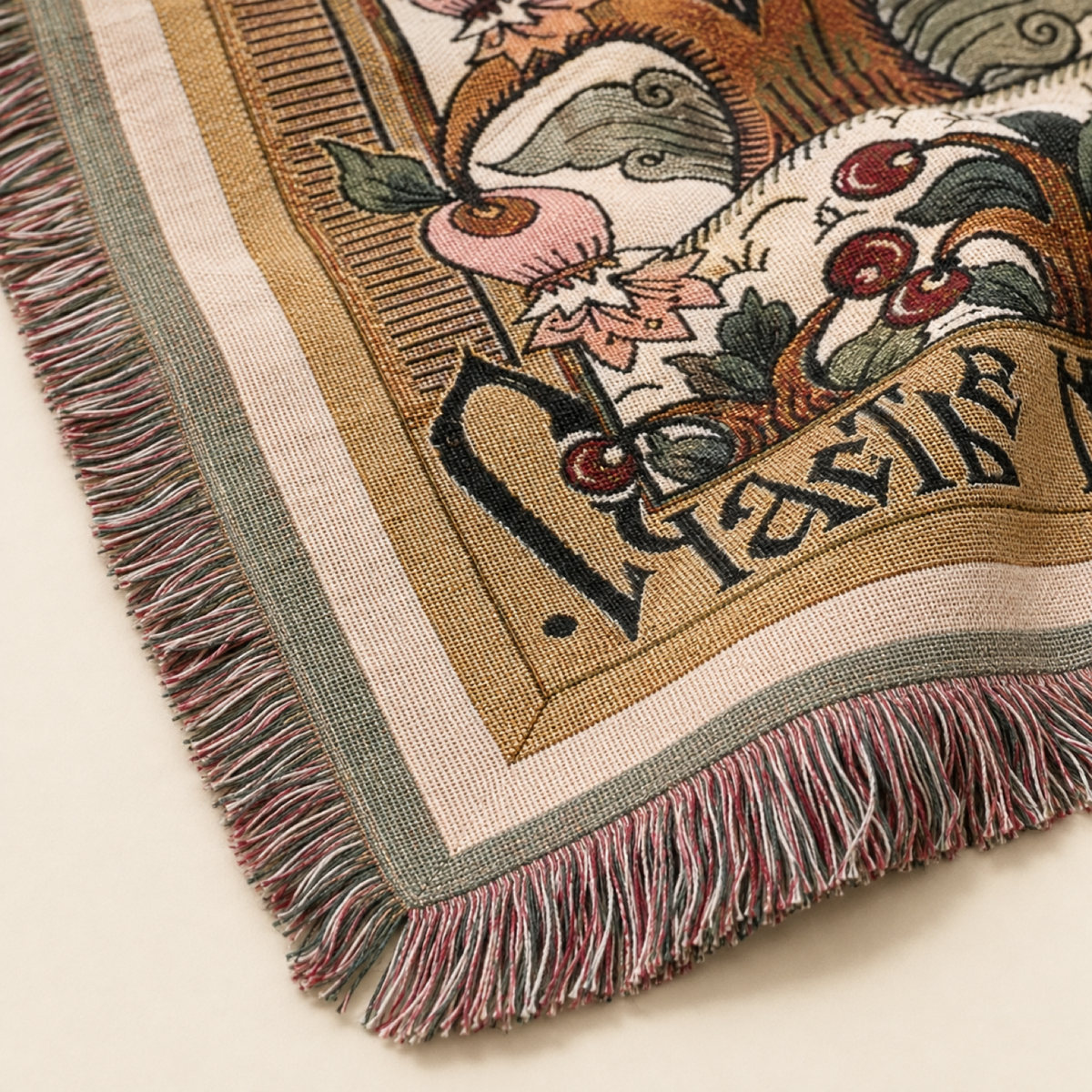 Firebird Folklore Woven Tapestry