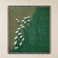 Green Meadow Sheep Throw