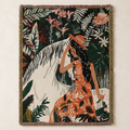 Tropical Zebra Muse Tapestry